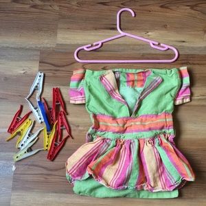 Vintage clothes pegs dress